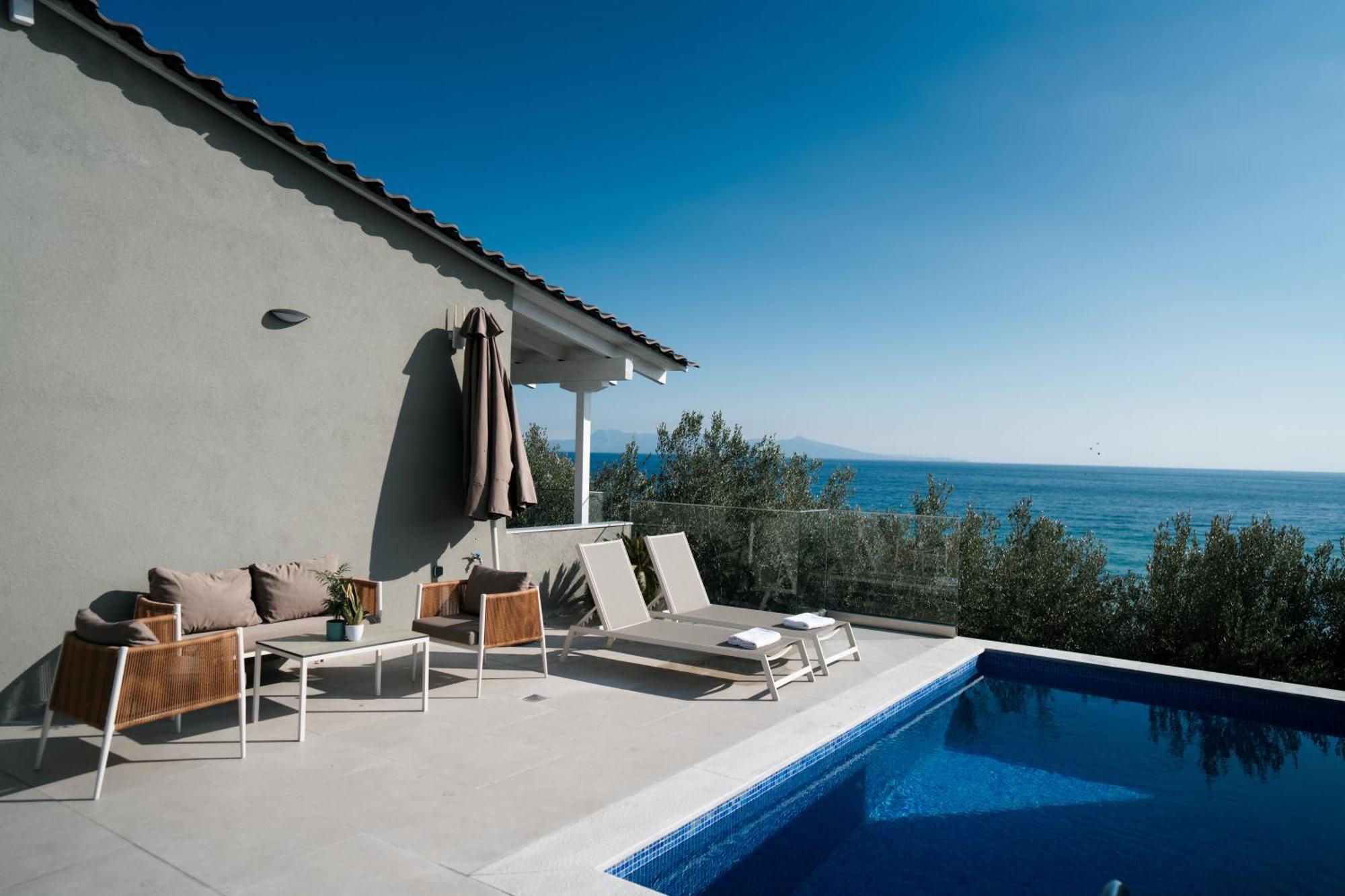 Aegean View Villa Loutra Elevtheron Екстериор снимка