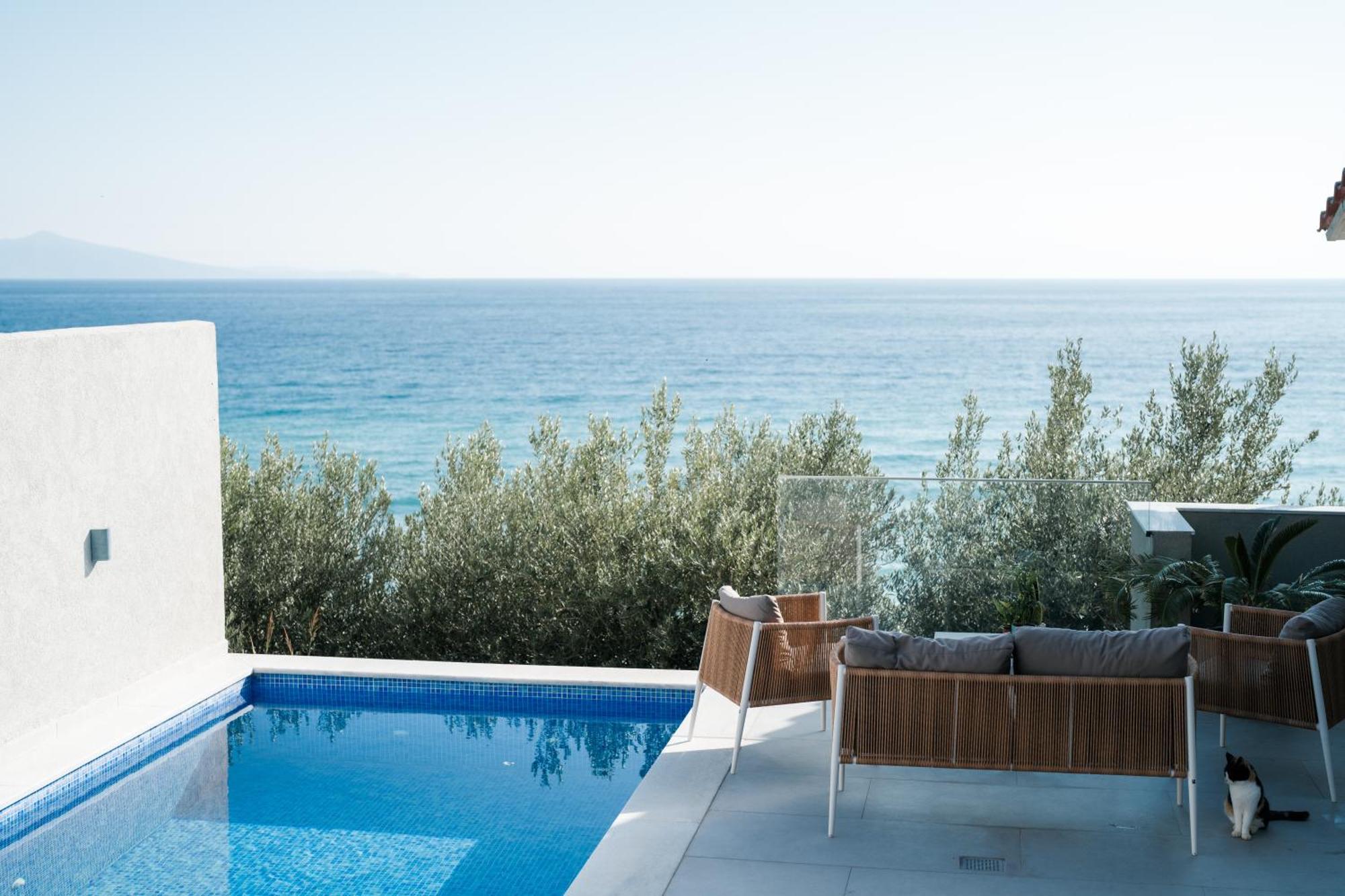 Aegean View Villa Loutra Elevtheron Екстериор снимка